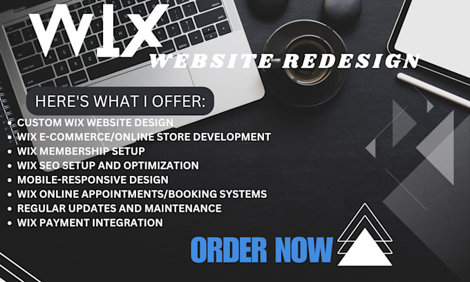 Gig Preview - Wix website design wix website redesign wix website design wix website redesign