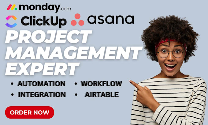 Gig Preview - Setup workflow on monday CRM trello asana clickup notion