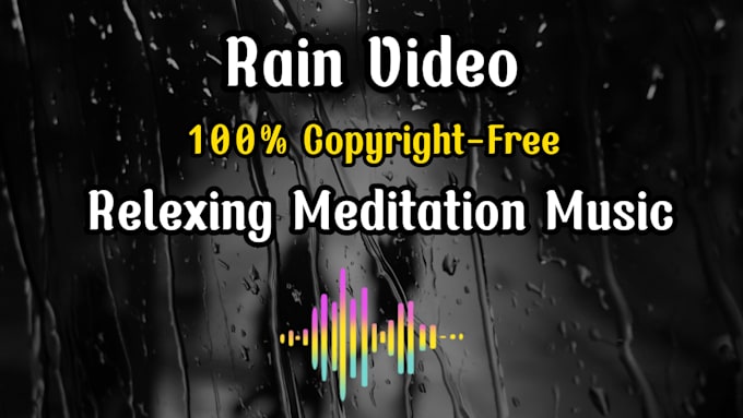 Gig Preview - Create rain or snow video with natural sound in a cozy room