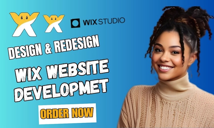 Gig Preview - Wix website redesign interactive wix landing page wix studio wix blog ecommerce