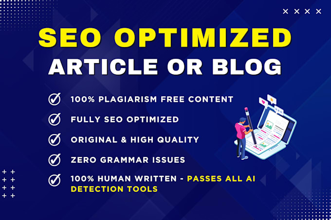 Gig Preview - Write engaging SEO optimized article and blog posts