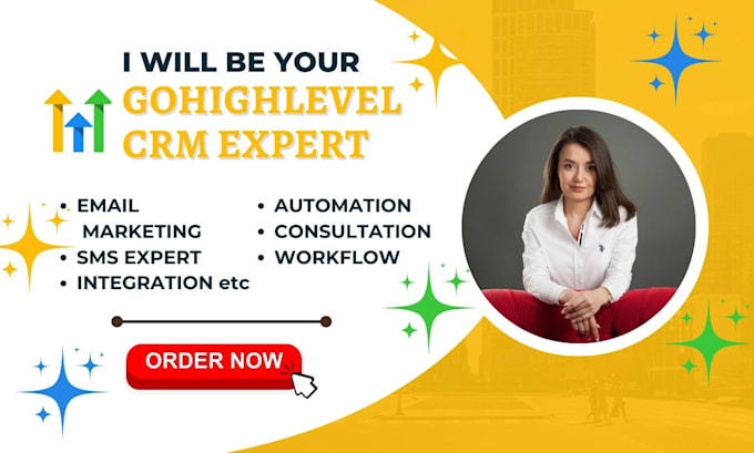 Gig Preview - Do gohighlevel workflow email marketing gohighlevel automation SMS expert