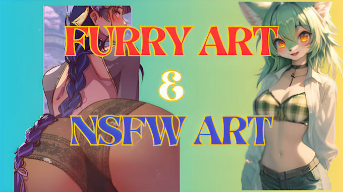 Gig Preview - Create furry art, fanart, fursona, nsfw characters furry oc of fursona art