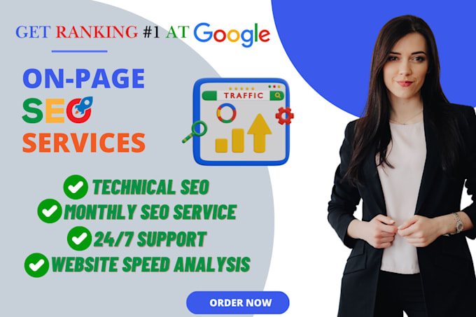 Gig Preview - Boost your website traffic with expert on page SEO services