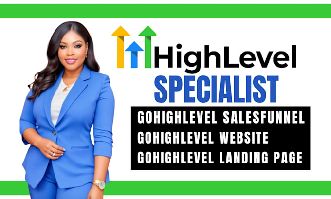 Gig Preview - Gohighlevel salesfunnel expert, gohighlevel landing page redesign, ghl website