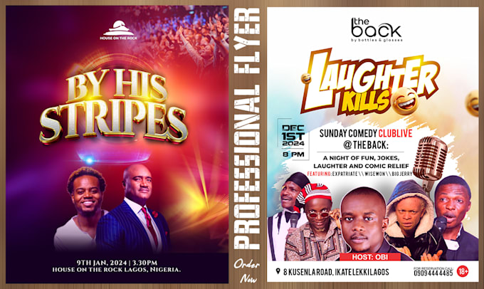 Gig Preview - Design professional church flyers and event flyer