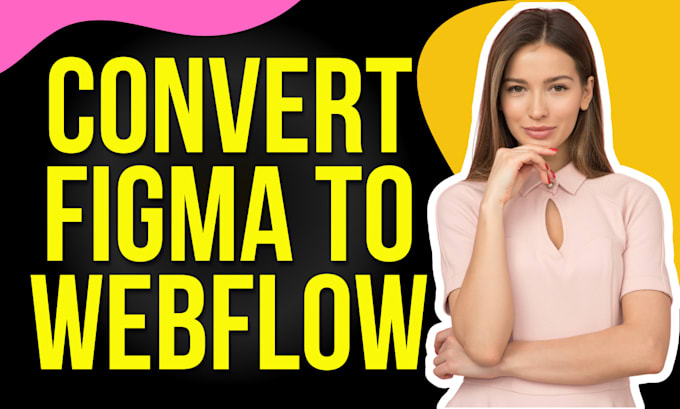 Gig Preview - Convert figma to webflow or develop webflow website design with custom animation