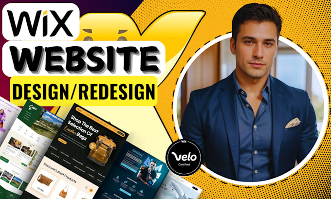 Bestseller - design redesign wix website, wix velo, velo API, wix code, fix wix website bugs