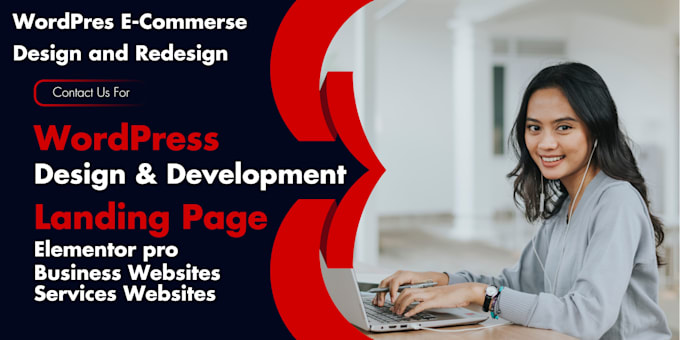 Bestseller - design, redesign landing page  wordpress website theme customization