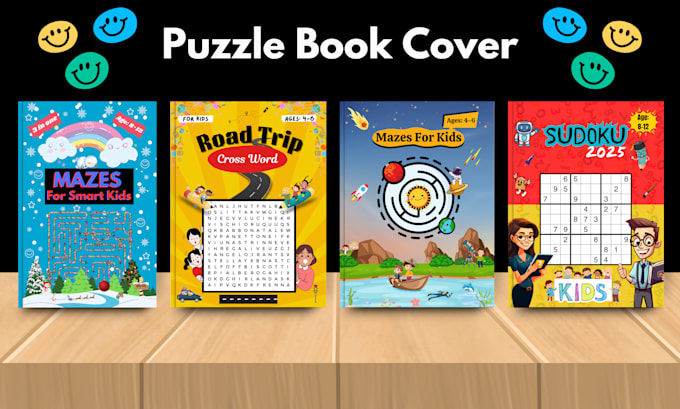 Gig Preview - Design sudoku mazes crossword puzzle activity book for amazon kdp