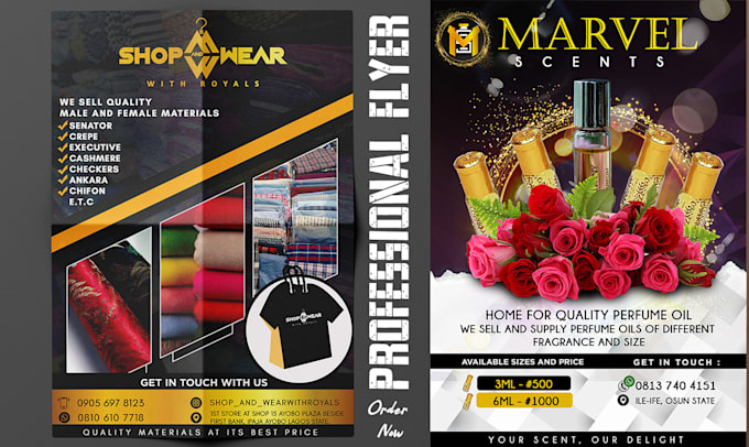 Gig Preview - Design custom marketing flyers and post cards for your brand