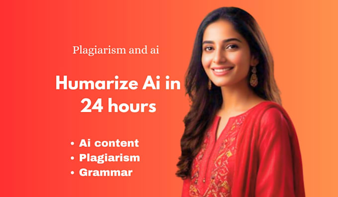 Gig Preview - Remove ,rewrite  ai and  plagiarism in 6 hours