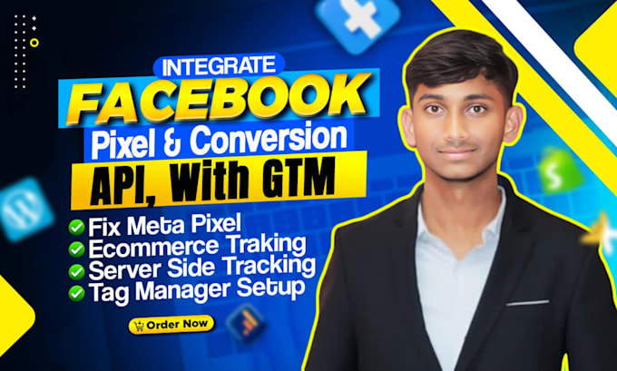 Gig Preview - Setup facebook pixel conversion API, fix meta pixel, server side tracking by GTM