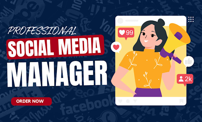 Bestseller - be your social media manager and content creator