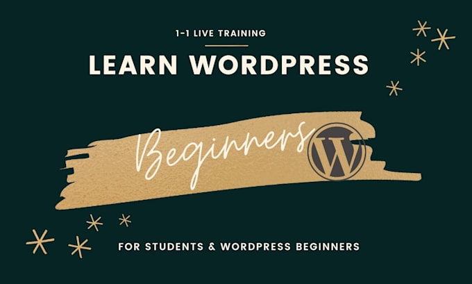 Bestseller - provide live wordpress training to wordpress beginners