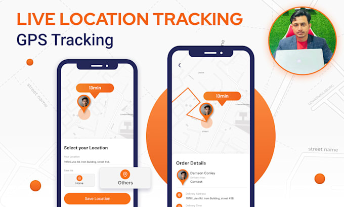 Gig Preview - Build gps tracking mobile app, location tracking with admin