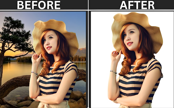 Gig Preview - Remove background from image results in 4k resolution