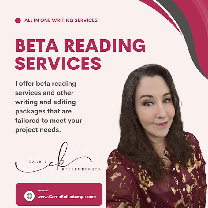 Gig Preview - Beta read and proof your manuscript