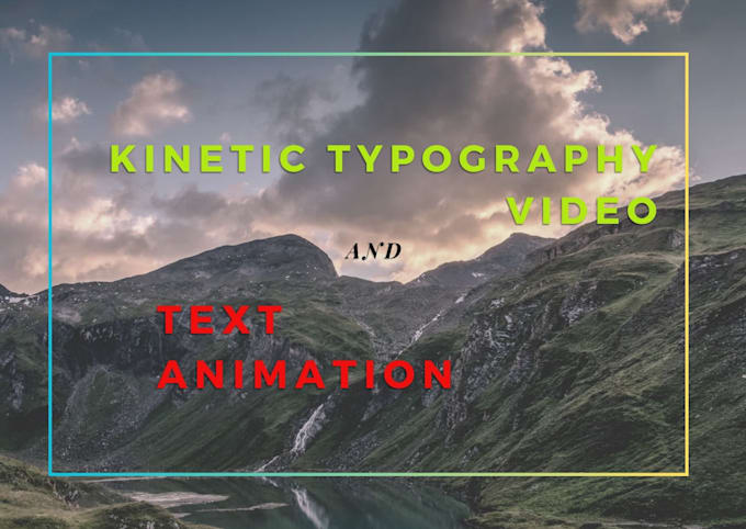 Bestseller - create professional kinetic typography videos for you