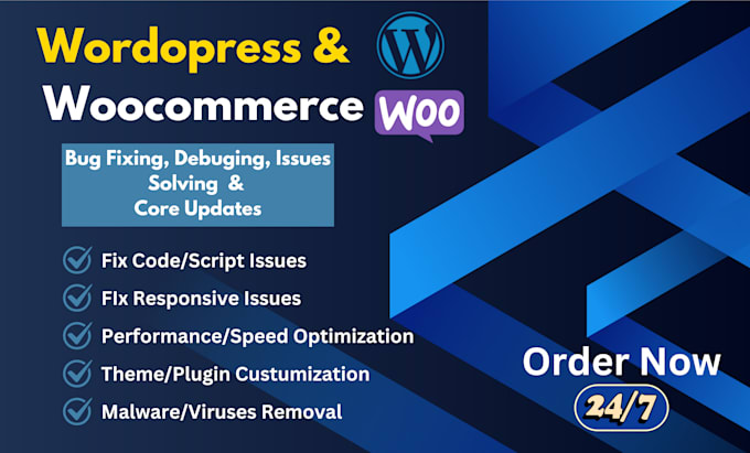 Gig Preview - Debug wordpress and debug woocommerce