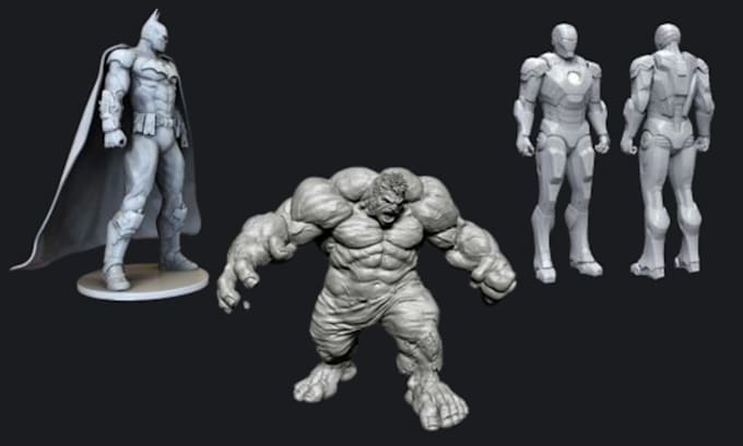 Gig Preview - Sculpt details 3d model,figurines,bjd model,warhammer,dnd,cosplay props,figures