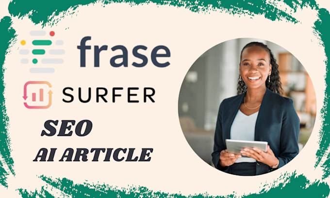 Gig Preview - Write surfer or frase well optimized seo article for your blog post