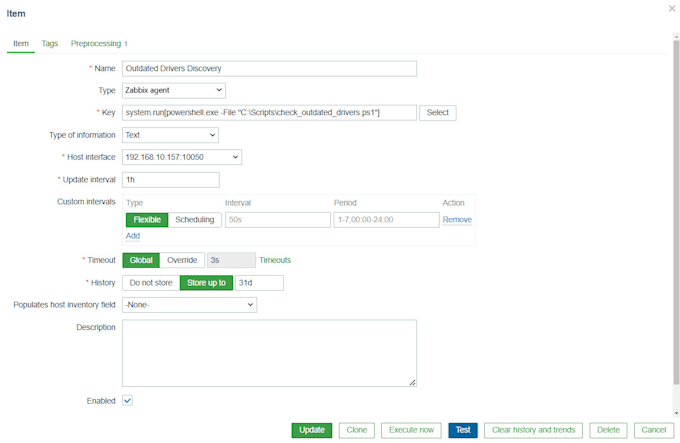 Gig Preview - Create custom templates on zabbix server