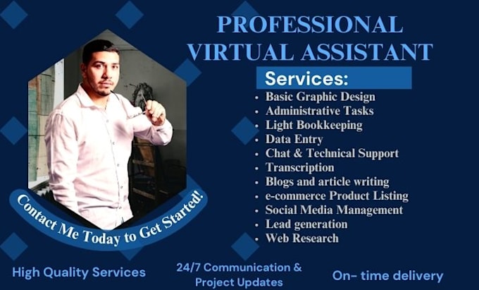 Bestseller - be your efficient and reliable virtual assistant and admin support