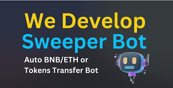 Gig Preview - Bulid sweeper bot, auto withdraw bot with instant telegram notification