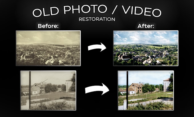 Gig Preview - Restore and enhance your old photos and videos