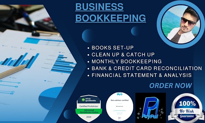 Gig Preview - Do bookkeeping, bank reconciliation, financial statement in quickbooks and xero