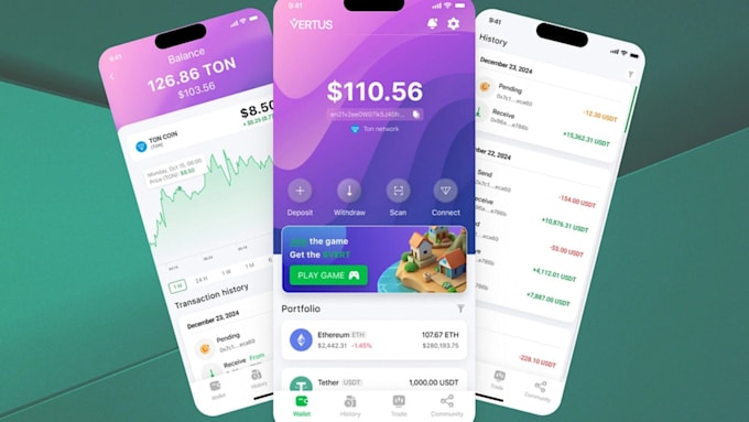 Gig Preview - Build trading app, stock trading app, forex trading app, crypto wallet app