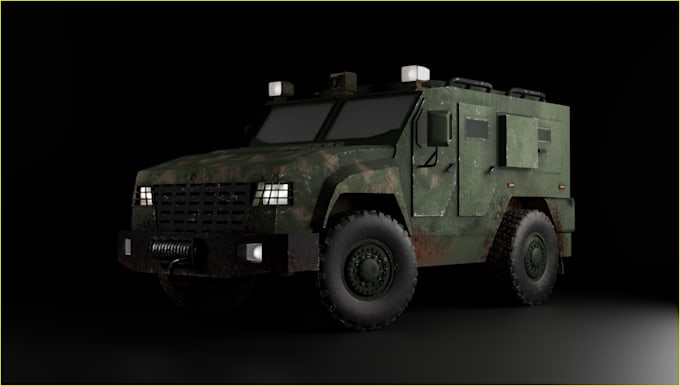 Gig Preview - Design sci fi car,realistic car render,3d military racing car,cgi rendering,lego