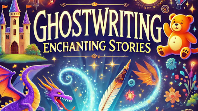 Gig Preview - Ghostwrite an enchanting, children ebook, fantasy books and short tales