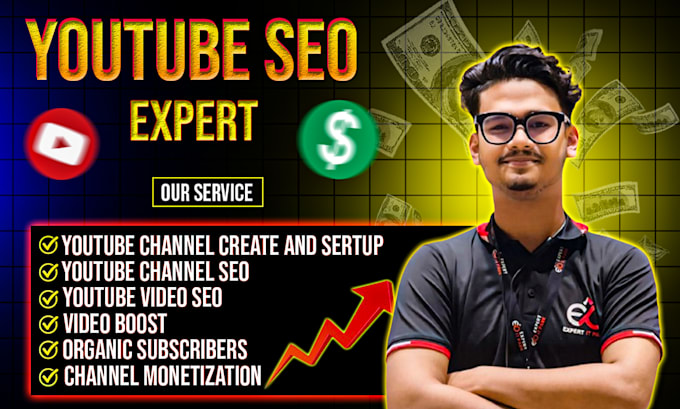 Bestseller - professional youtube SEO expert for channel growth and monetization