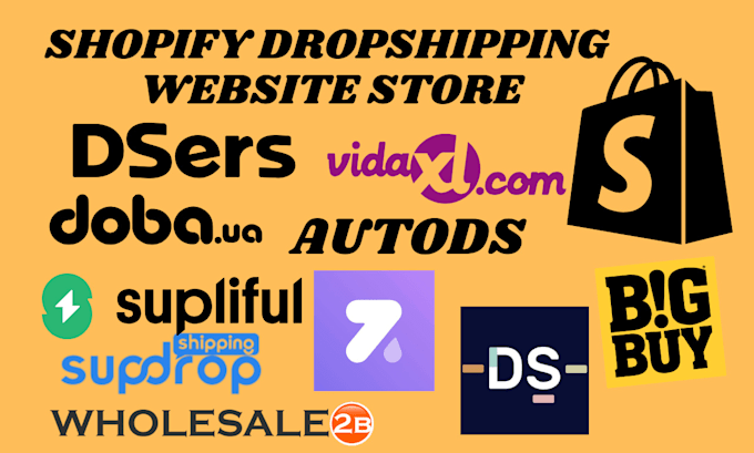 Gig Preview - Do shopify dropshipping store via spocket wholesale avasam dsers brybelly dhgate