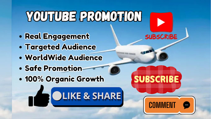 Gig Preview - Promote youtube video and grow channel organically