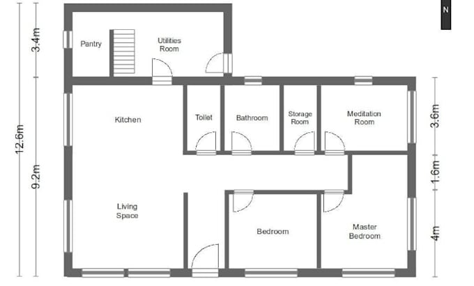 Bestseller - draw architectural 2d floor plan in autocad