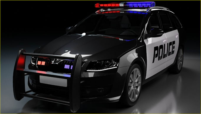 Gig Preview - Render 3d livery of police car design,ems,civilian cars,gta5 car,dashcam,car van