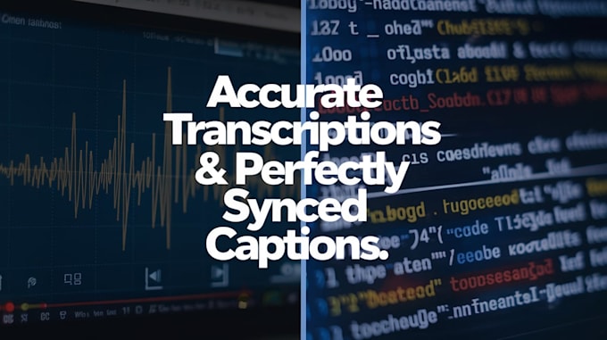 Gig Preview - Transcribe and create accurate srt files for youtube