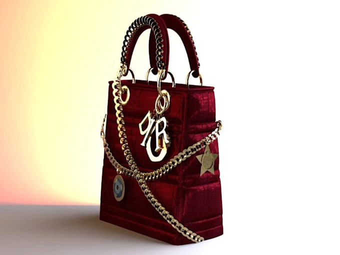 Gig Preview - 3d cgi bag animation, 3d bag design, fashion bag, 3d bag animation 3d cgi ads