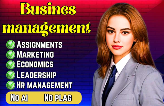 Bestseller - write business marketing economics HR management leadership strategic assigned