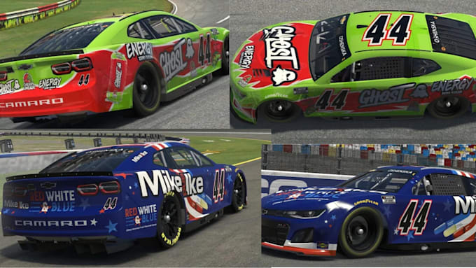 Gig Preview - Design your car livery wrap on iracing, assetto corsa and rf2