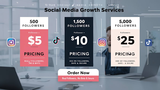 Gig Preview - Provide you organic social media growth strategy real followers real engagement