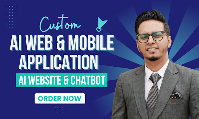 Gig Preview - Build ai app, ai saas and ai web application, ai website and ai chatbot