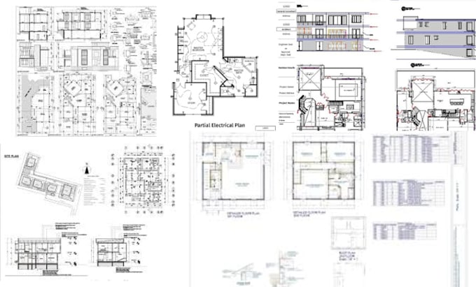 Gig Preview - Do complete architectural, structural, electrical, mep,blueprint for city permit