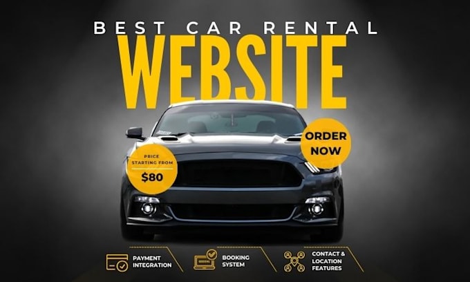 Bestseller - car rental website, car dealership website, rental website, taxi booking website