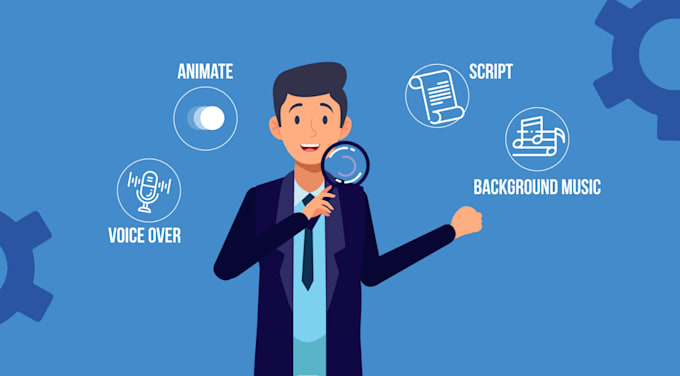 Gig Preview - Create 2d animated explainer video, marketing video ads