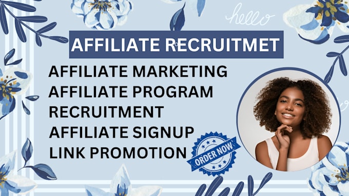 Gig Preview - Do affiliate referral link promotion, sign up, recruitment