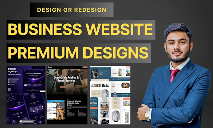 Gig Preview - Design and develop your business website, wordpress website